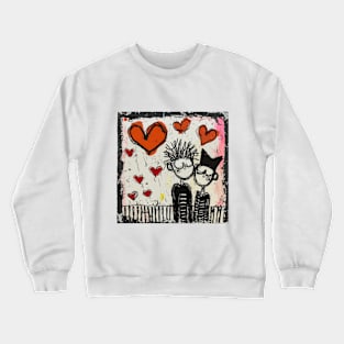 Cute Valentines Day 2024 Crewneck Sweatshirt